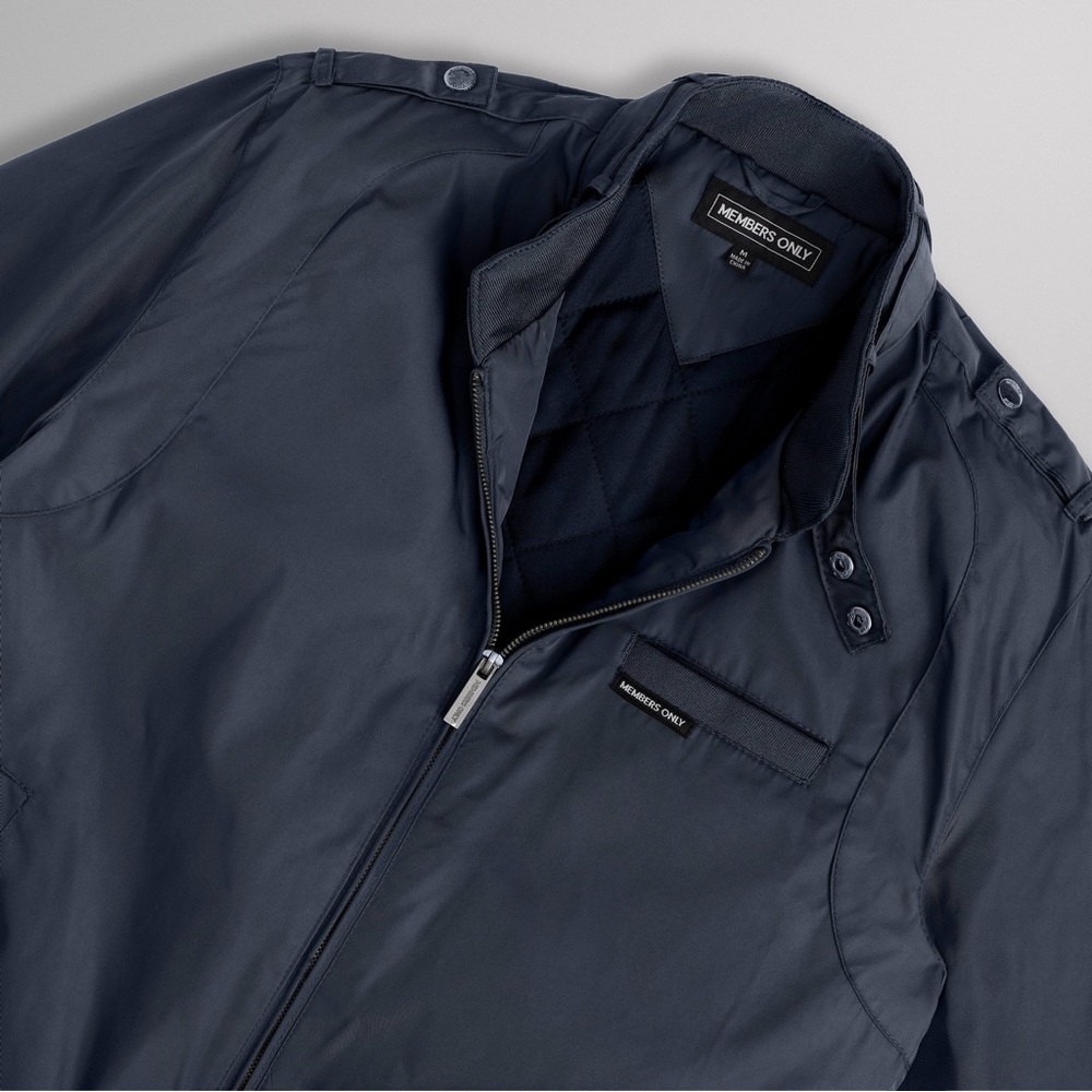 Members Only Iconic Racer Quilted Lining Jacket (Slim Fit) - Picture 6 of 8